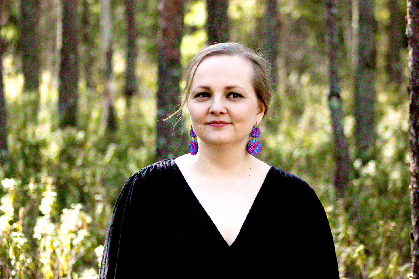 Tunturin tähti – korvakorut, sininen
